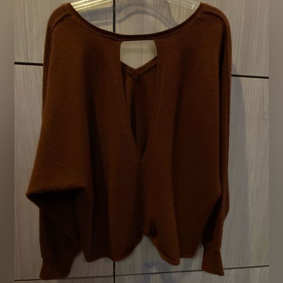 Anthropologie Pilcro Cashmere Open-Back Sweater - Picture 9 of 16